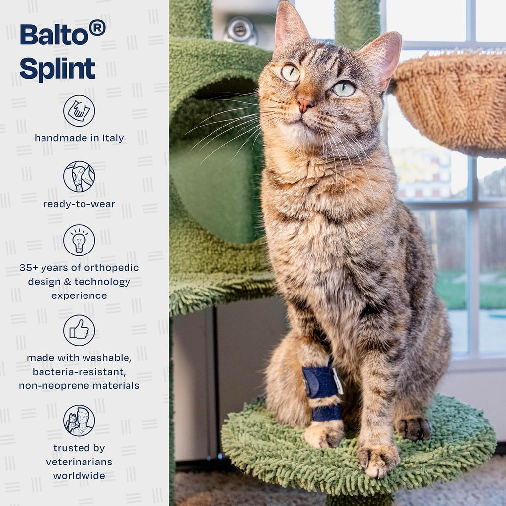 Adjustable fastening mechanism on Balto cat leg brace