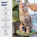 Adjustable fastening mechanism on Balto cat leg brace