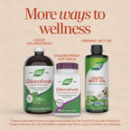 Natures Way Chlorofresh liquid chlorophyll bottle cap and neck