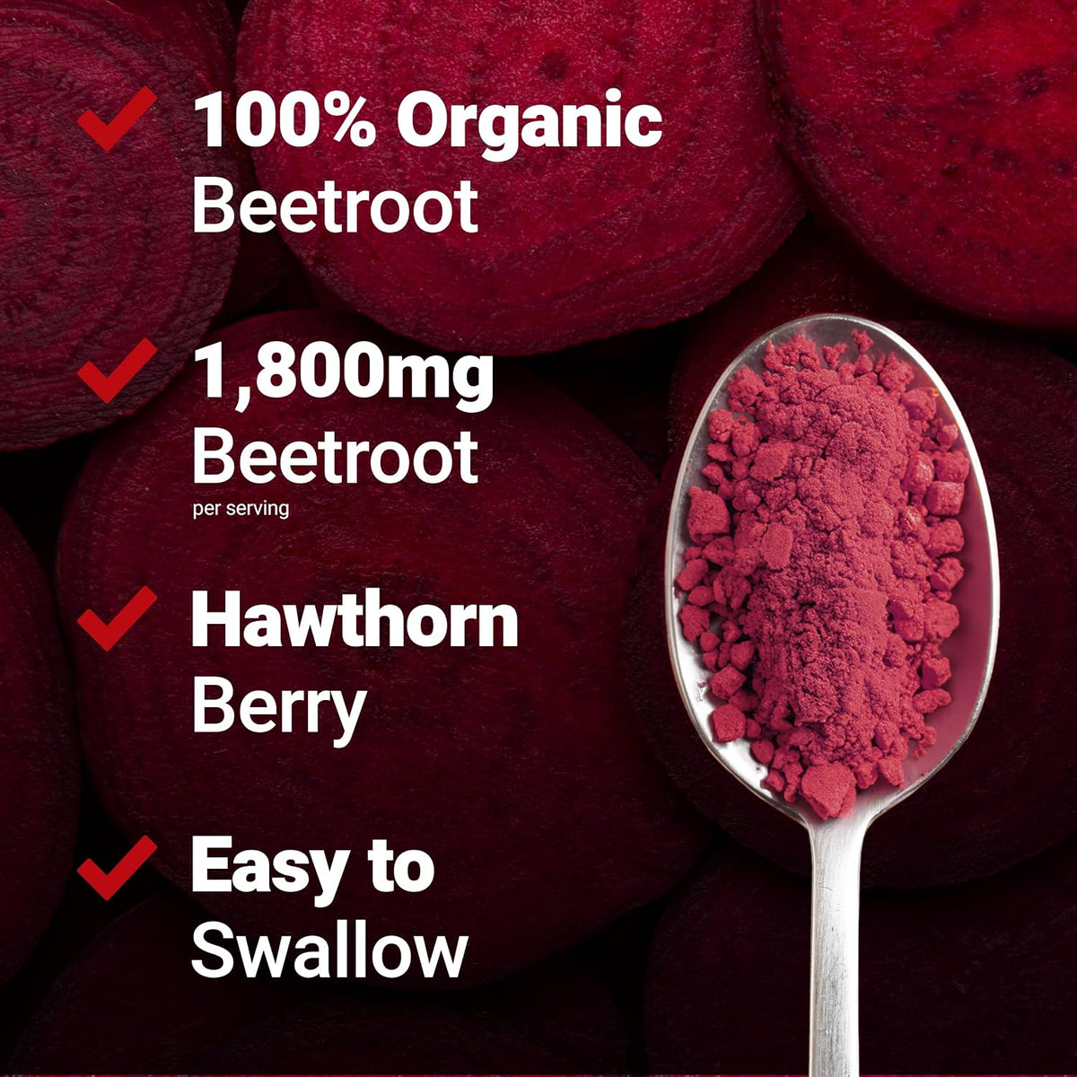 Force Factor Total Beets 1800mg Beet Root Capsules, Blood Pressure Support - Image 5