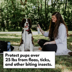 Tickshield cedar oil spray bottle for pet and home protection