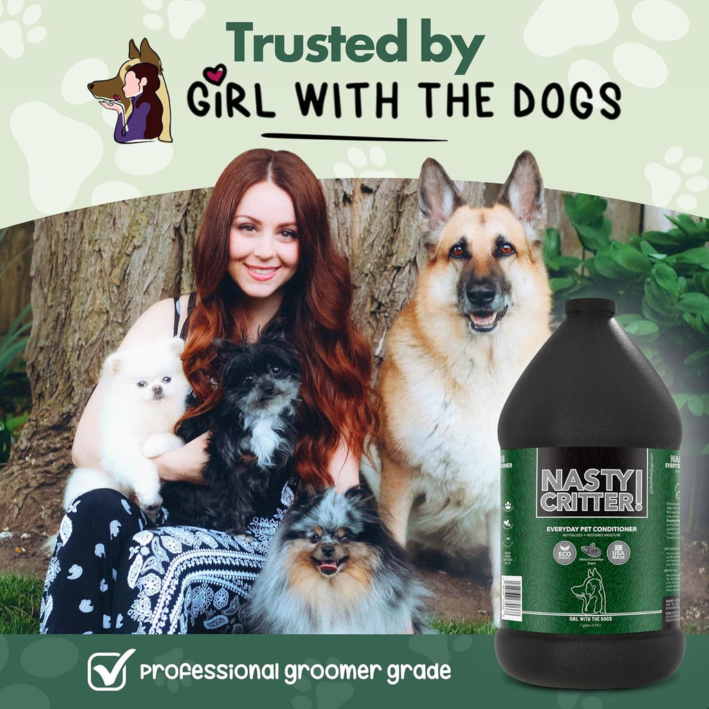 Everyday deep cleaning pet conditioner for loosening mats and tangles