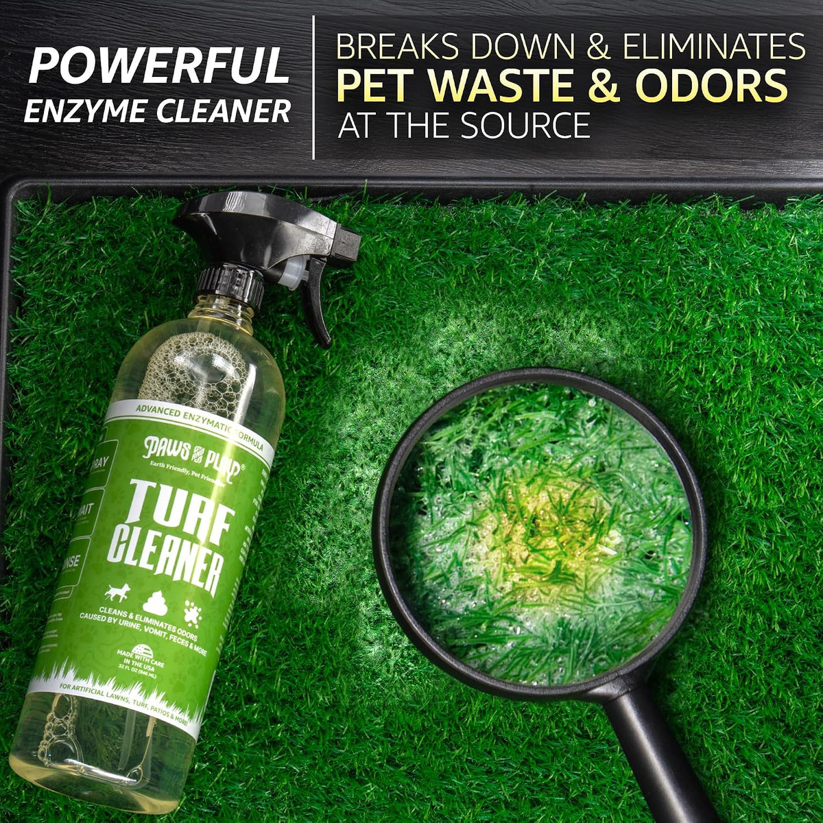 Paws and Play enzymatic pet urine cleaner for artificial grass