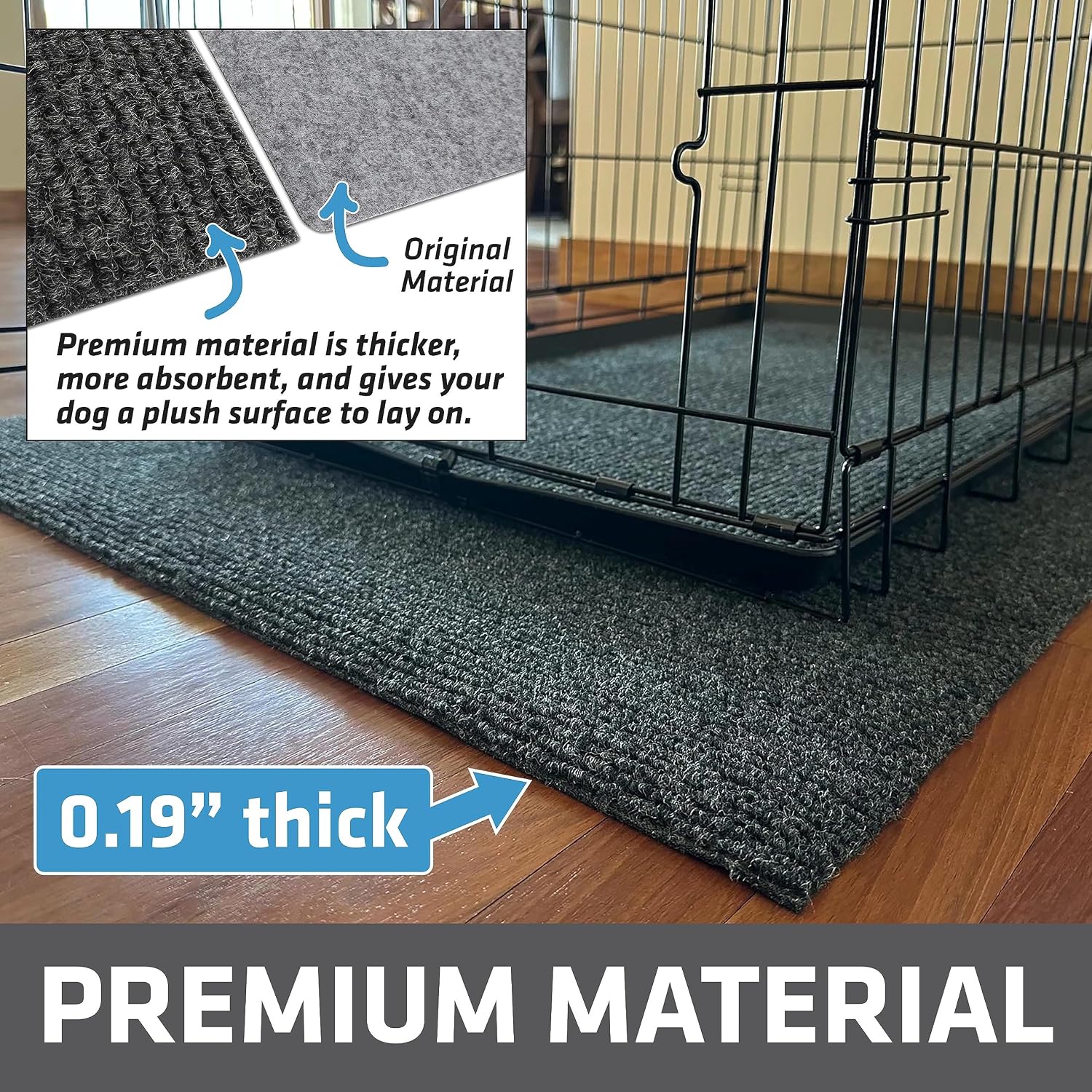 Drymate puppy training mat used for floor protection