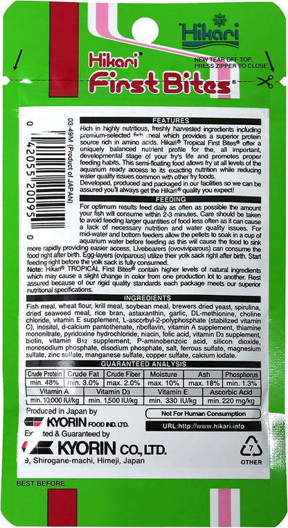 Hikari First Bites powder baby fish food 10 gram pack