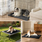 Care instruction tag on washable Bedsure dog mat