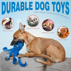 LEGEND SANDY large dog plush toy with head squeaker for relieving separation anxiety and boredom