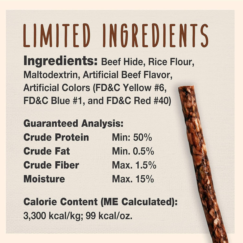 Cadet 5 inch long lasting rawhide munchy sticks for dogs pack details