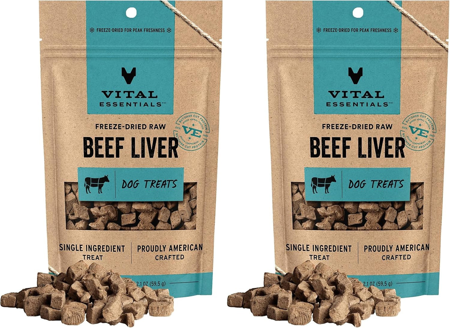 Vital Essentials Freeze Dried Dog Treats | Beef Liver, Single Ingredient | Premium Quality | Grain Free Training Treats for Dogs, 15 oz Bag - Image 10