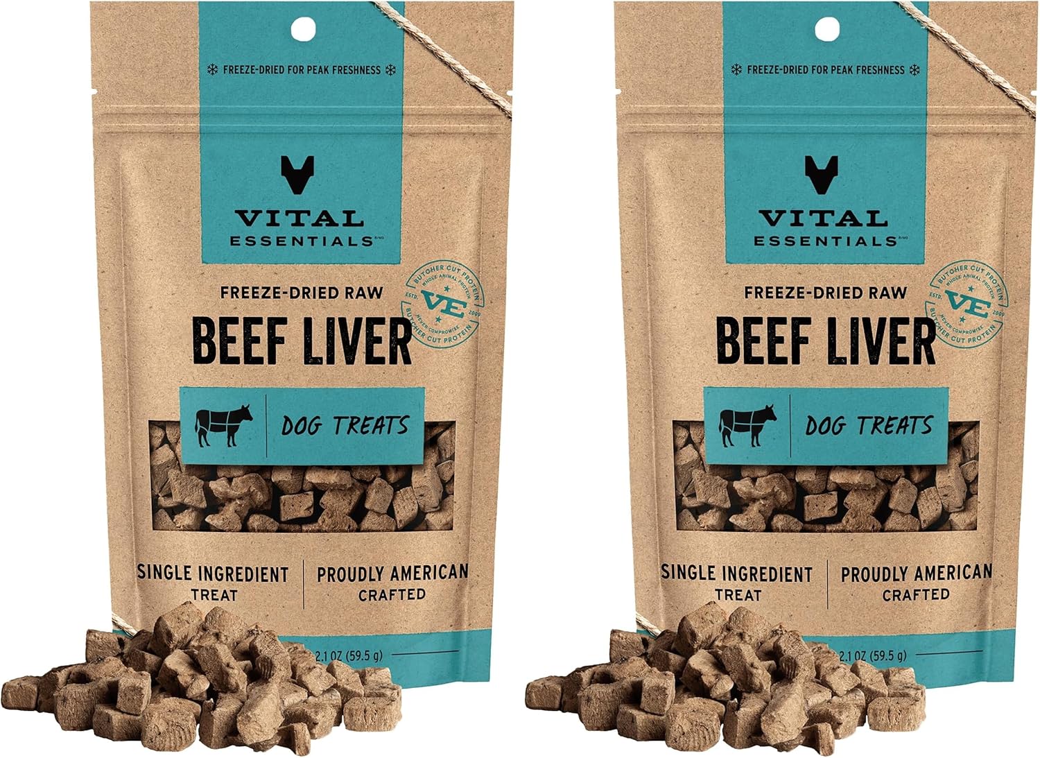 Vital Essentials Freeze Dried Dog Treats | Beef Liver, Single Ingredient | Premium Quality | Grain Free Training Treats for Dogs, 15 oz Bag - Image 10