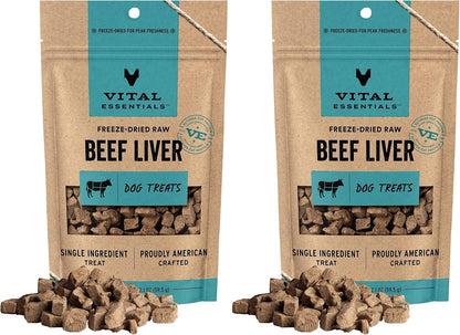 Vital Essentials Freeze Dried Dog Treats | Beef Liver, Single Ingredient | Premium Quality | Grain Free Training Treats for Dogs, 15 oz Bag - Image 10