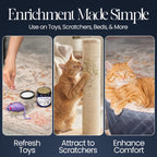 Pure catnip herb details for indoor cat behavioral training