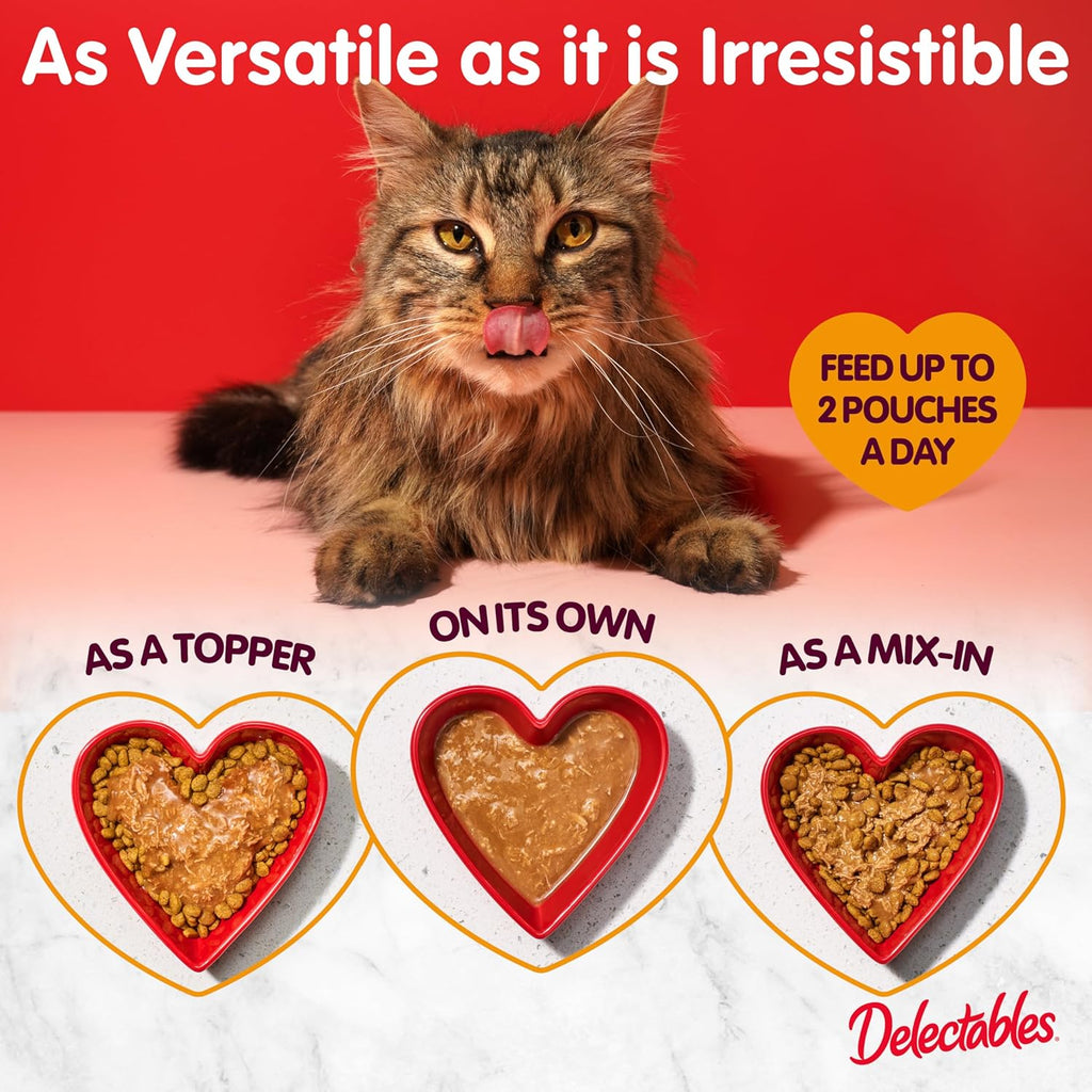 Back of Hartz Delectables pouch showing ingredient details