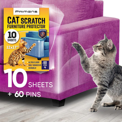 Primens heavy duty cat scratch furniture protectors front packaging