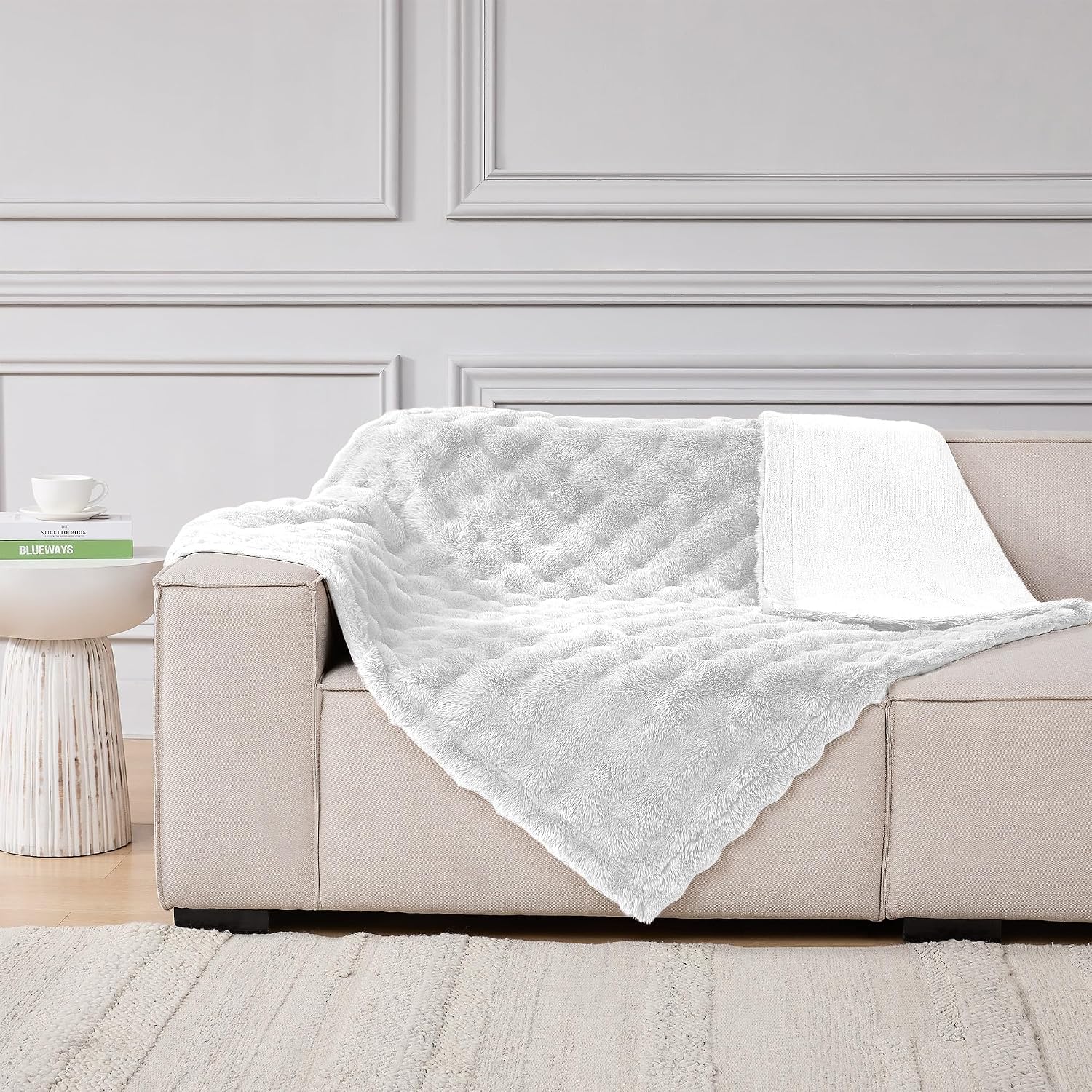 Modern Threads pet blanket protecting a car seat from muddy paws during travel.