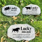 Zatanmulo Personalized Pet Memorial Stone, Garden Memorial Stone Personalized, Cat Headstone, Cat Tombstone, Memorial Plaque Outdoor, Garden Stepping Stone (Cat) - Image 10