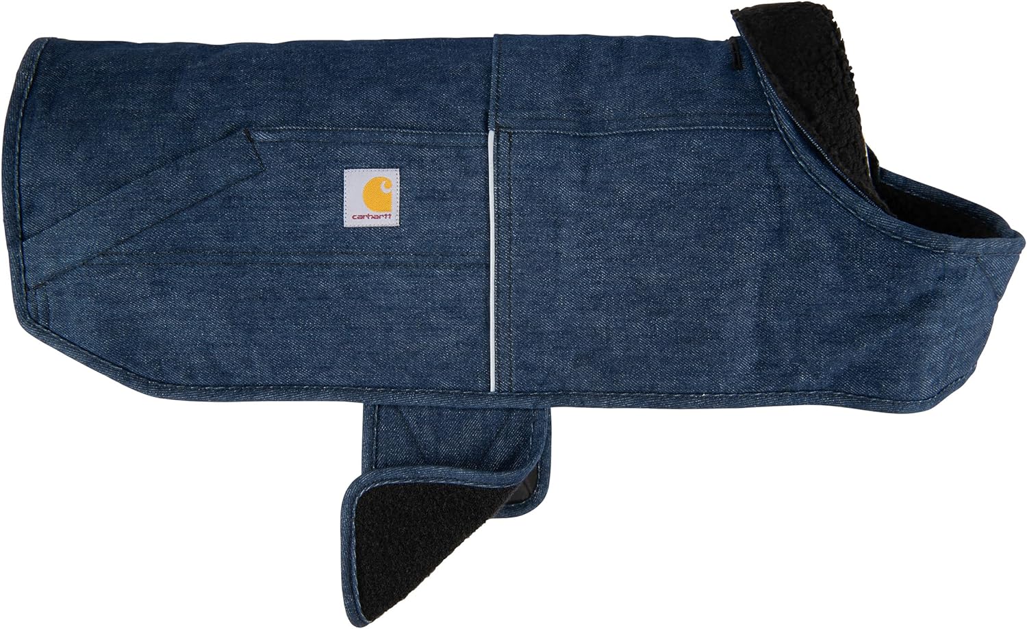 Authentic imported Carhartt dog chore coat packaged for small breeds.