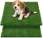 Artificial Pee Grass Pad for Dogs, Fake Grass Replacement Pads for Dog Potty Tray Training Pet Turf, Indoor and Outdoor Mat- 2 Packs (14" x 18") - Image 14