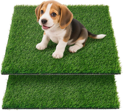 Artificial Pee Grass Pad for Dogs, Fake Grass Replacement Pads for Dog Potty Tray Training Pet Turf, Indoor and Outdoor Mat- 2 Packs (14" x 18") - Image 14