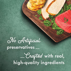 Individual three ounce pull-tab cat food can with Italian inspired branding