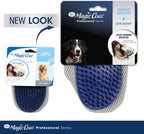 Four Paws Love Glove removing loose undercoat hair from a dog coat