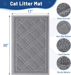 Smiry non slip cat litter mat water resistant backing illustration