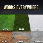 Side profile of Paws and Play 32 fluid ounce turf cleaning spray