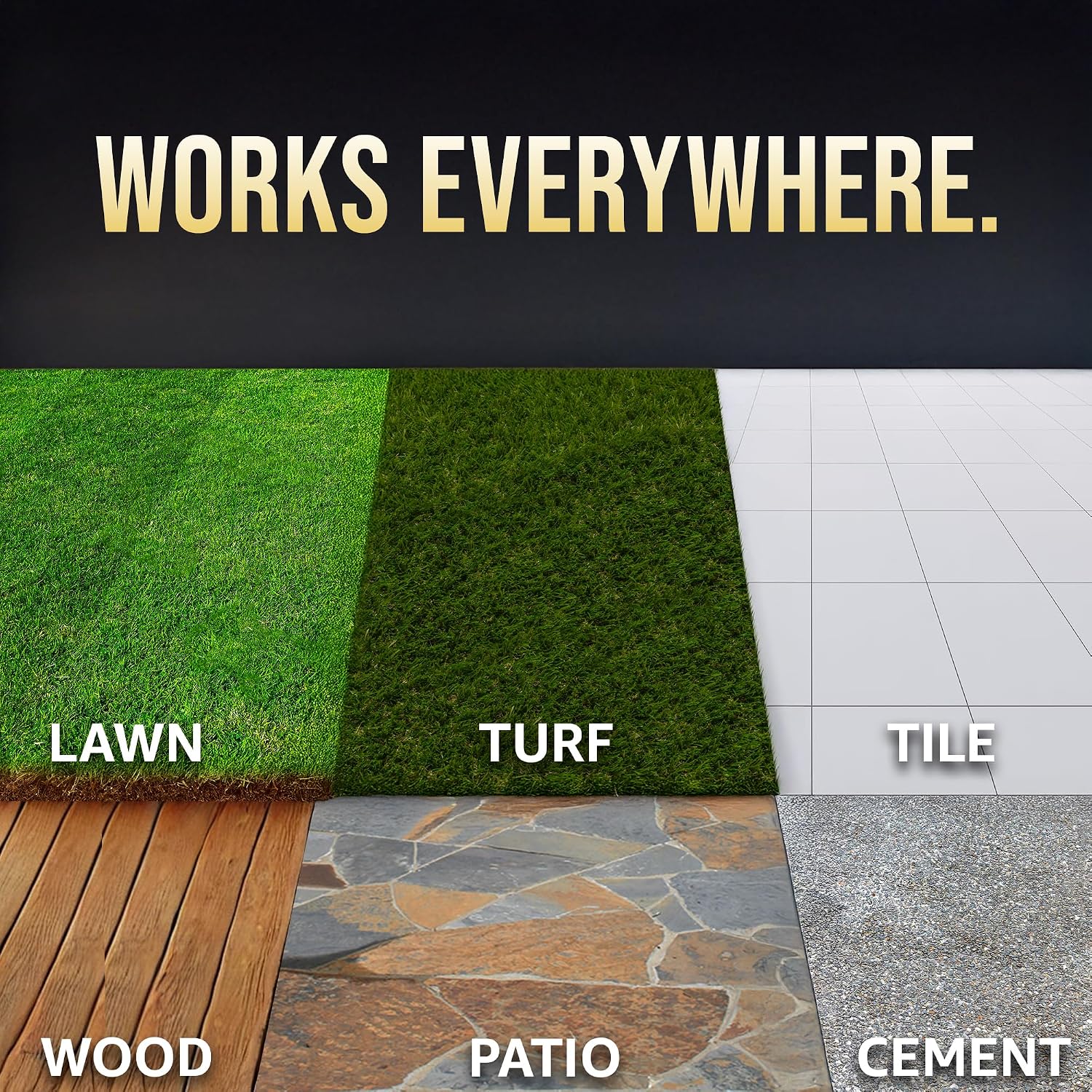 Side profile of Paws and Play 32 fluid ounce turf cleaning spray