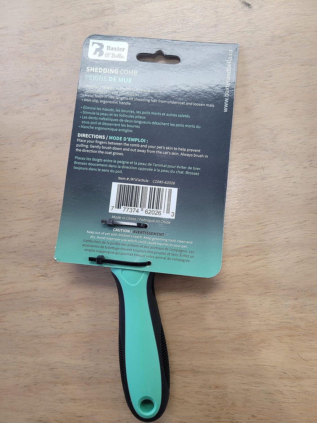 Authentic USA imported grooming comb for cats and dogs