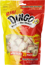 Dingo 95014 Mini Bones, Rawhide For Small/Toy Dogs, Red,14-Count - Image 10