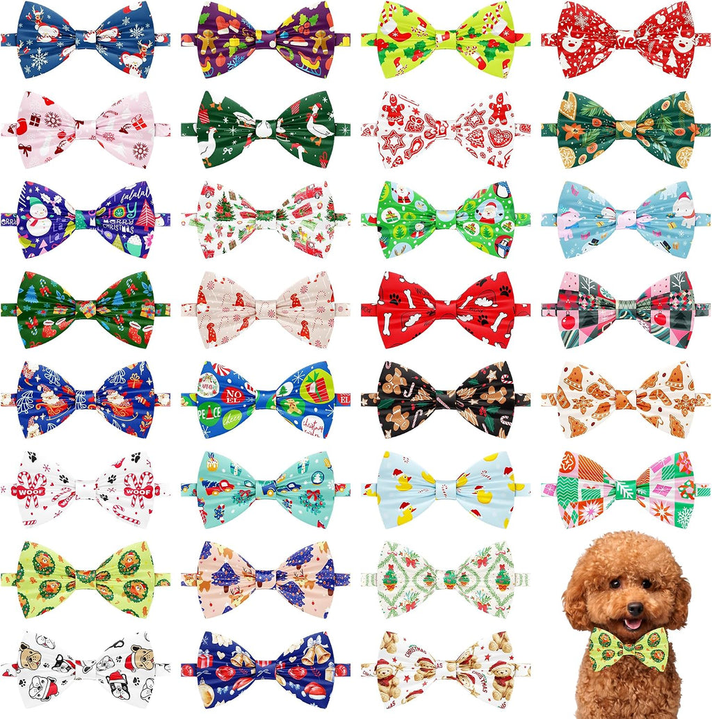30 PCS 4th of July Dog Bow Ties Bulk for Small Medium Large Dogs Patriotic Dogs Bowties with Adjustable Ties Independence Day Bow Ties Party Grooming L - Image 11