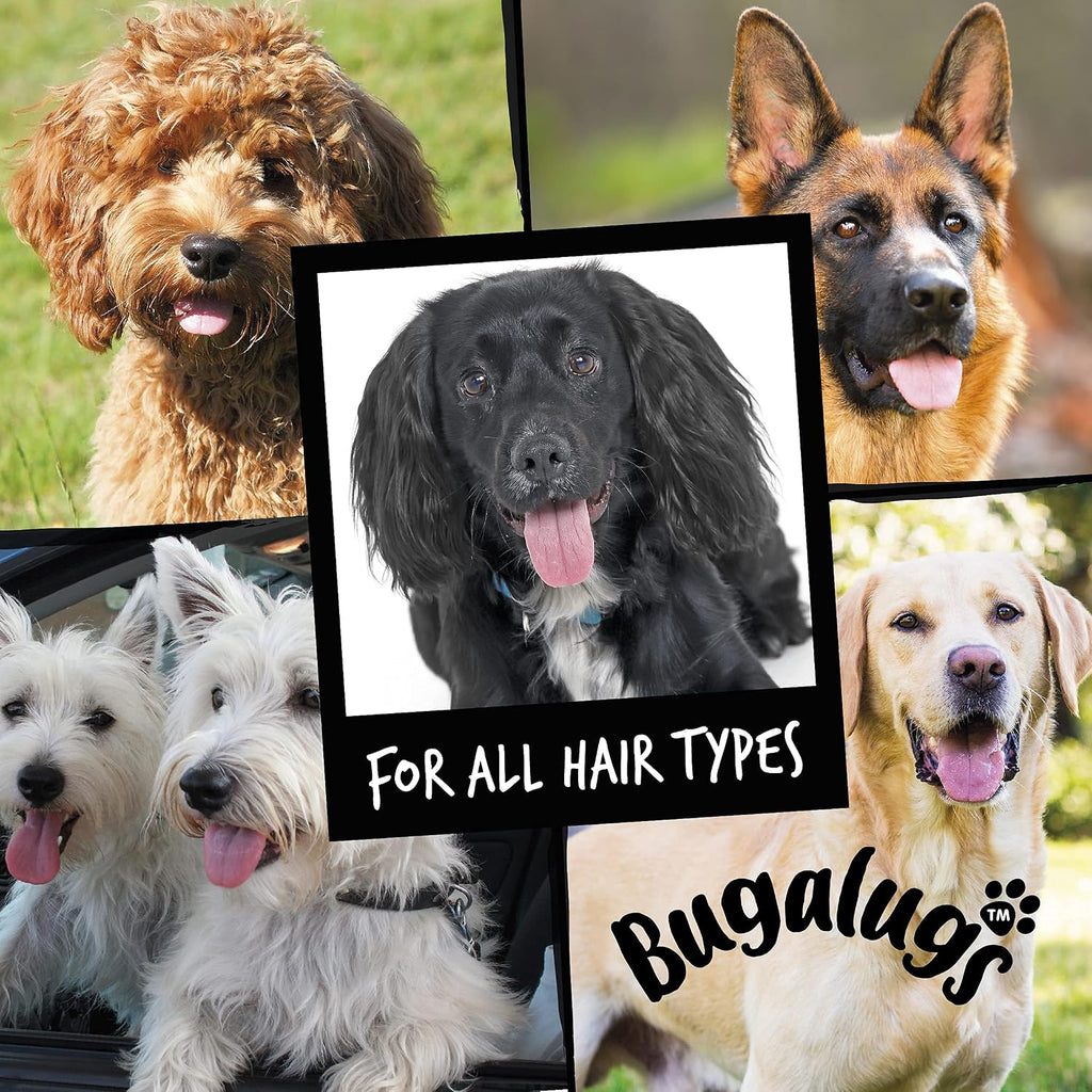 Bugalugs 4 in 1 conditioning pet shampoo for anxious dogs back view