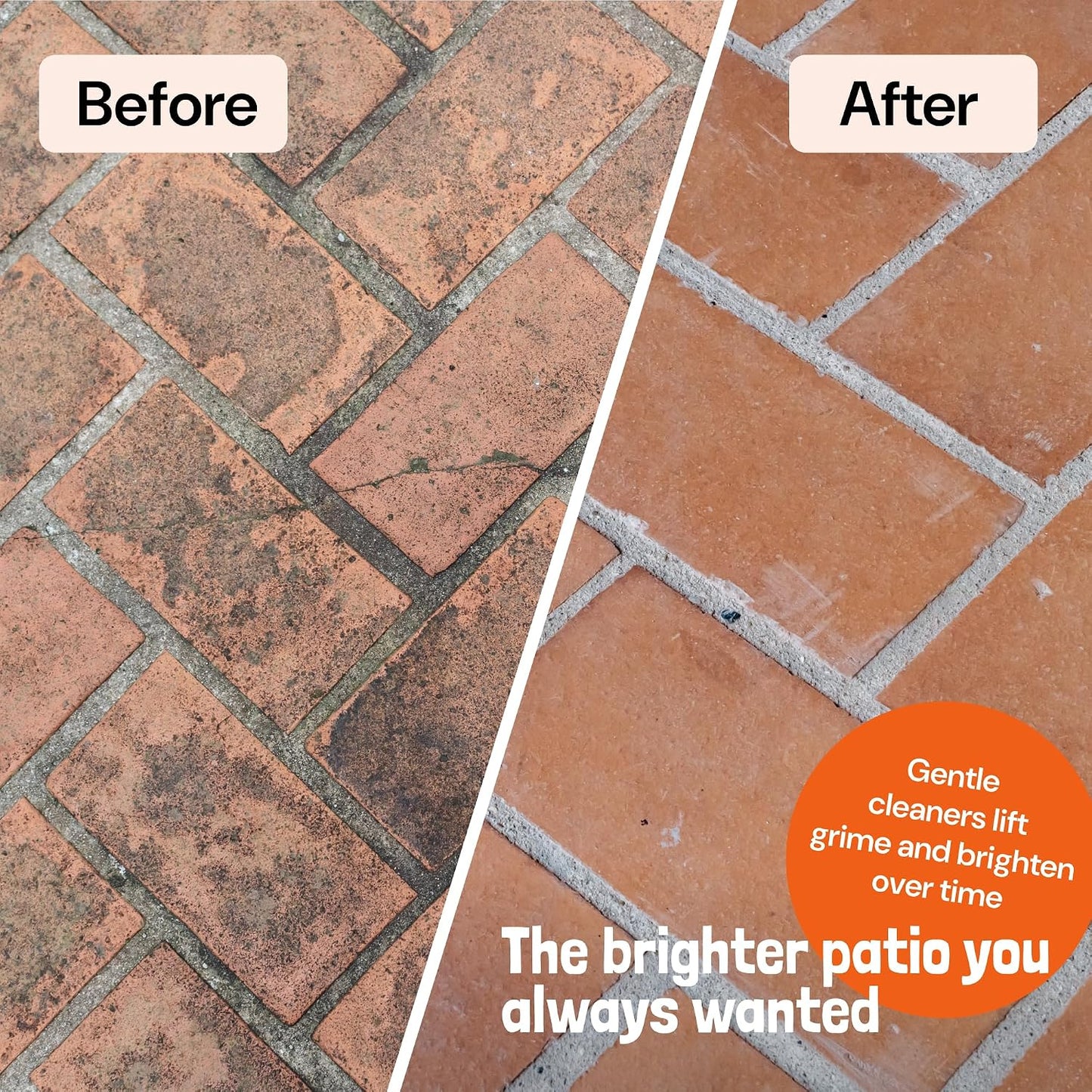 Sunny & Honey outdoor cleaning solution with orange scent label