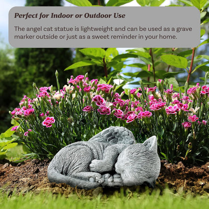 Side profile of Pure Garden pet remembrance sculpture