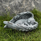 Youruitom pet loss sympathy gift displayed indoors on a wooden living room mantel
