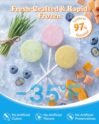 Assorted flavors of MalsiPree cat lollipop treats in packaging