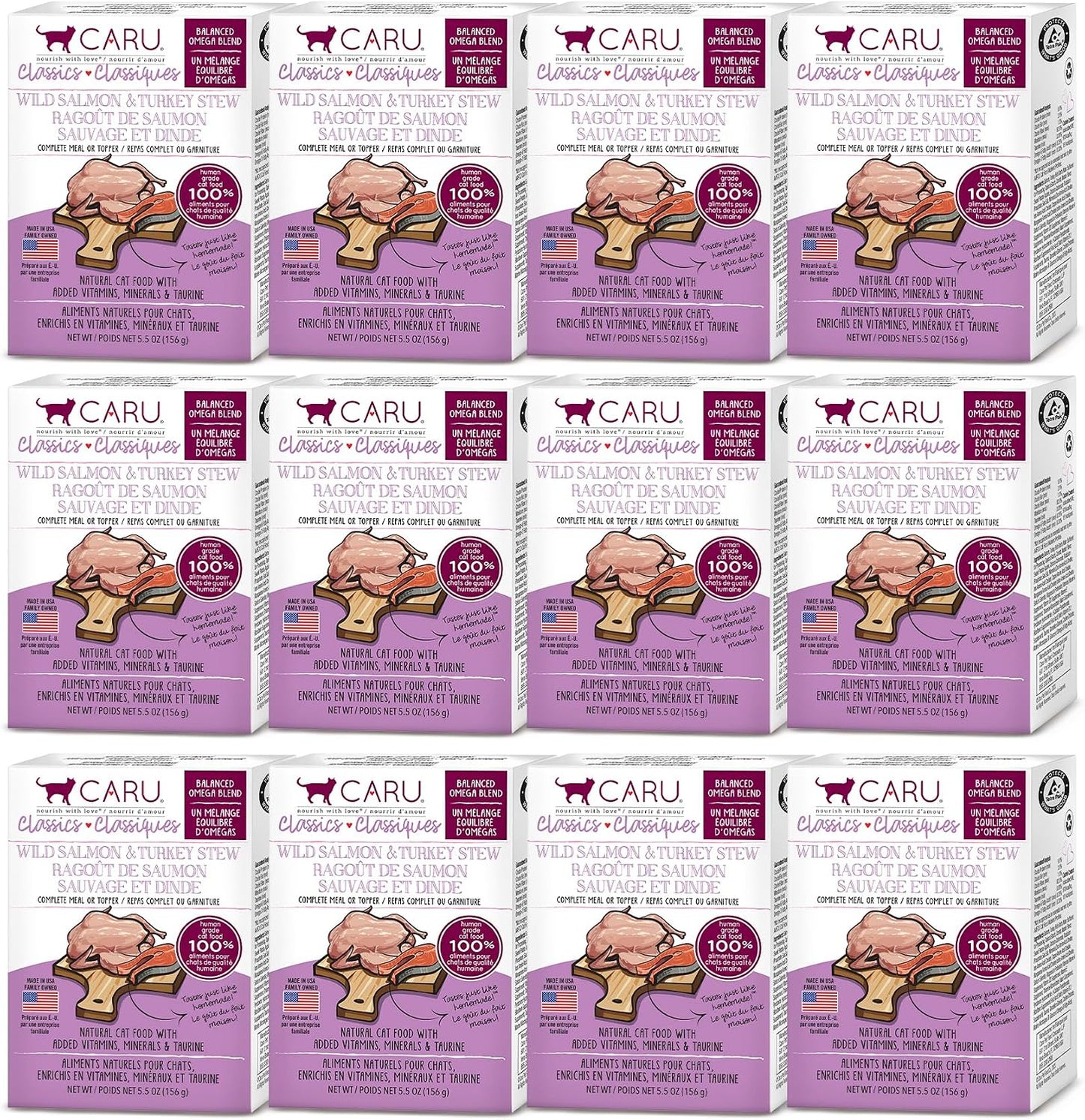 Premium imported Caru cat food bundle for Indian customers