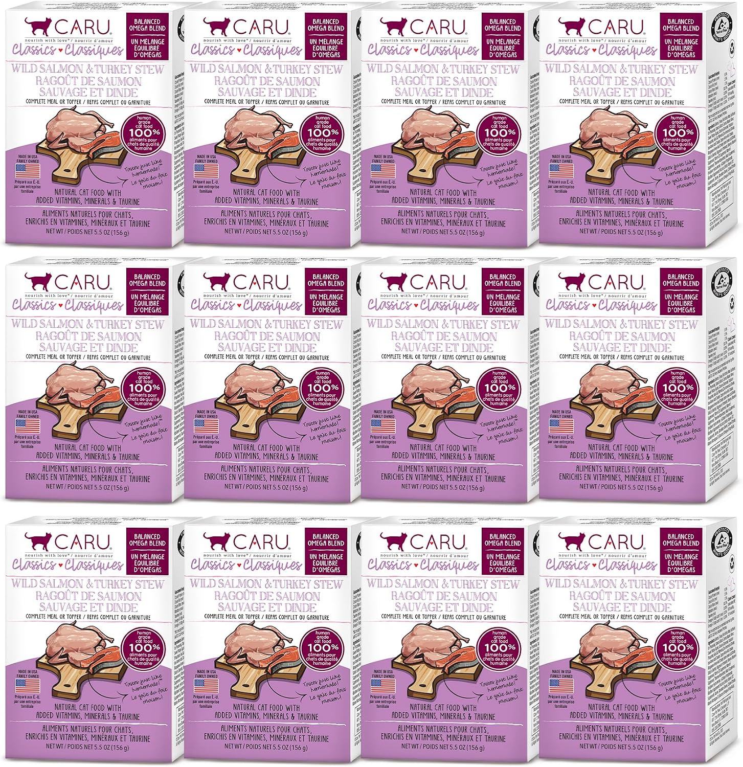 Premium imported Caru cat food bundle for Indian customers