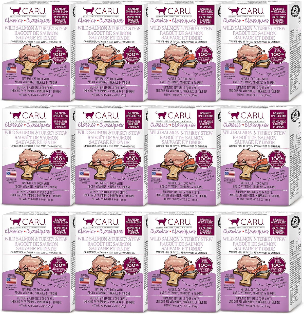 Premium imported Caru cat food bundle for Indian customers