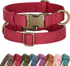 Didog Soft PU Leather Dog Collar, Stylish Quick Released Dog Collars for Small Dogs, Easy Clean Adjustable Pet Collar for Daily Walking, Light Brown, S Fit 10-15" Neck - Image 10