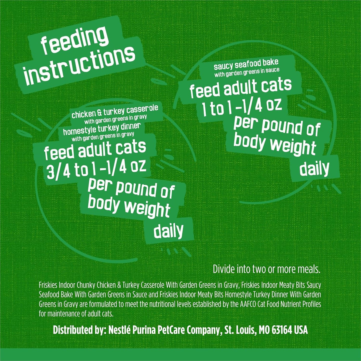 Purina Friskies Indoor Cat Food Variety Pack Nutrition Facts