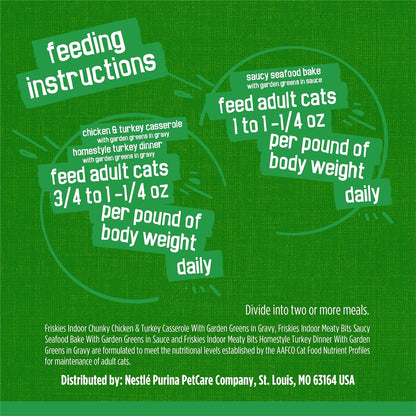 Purina Friskies Indoor Cat Food Variety Pack Nutrition Facts