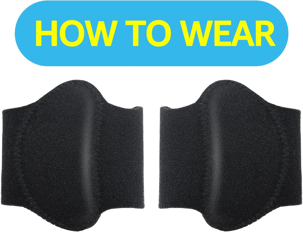 HiRui arch support braces packaging contents showing the left and right foot pair.