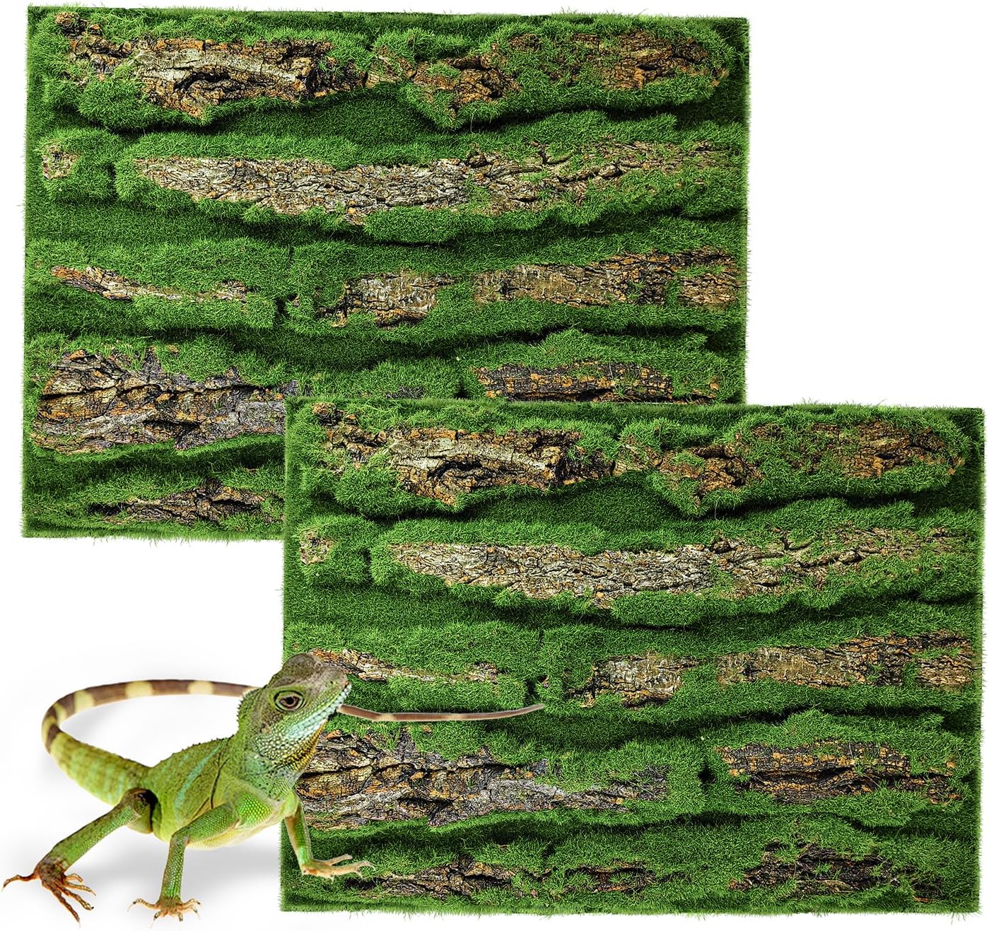 17.7x11.8in Rock Terrarium Background,3D Reptile Tank Background Board,Amphibian Stereo Backdrop Wall,Lizard Snake Gecko Spider Turtle Fish pet silo Background Decorative Panel(Grey) - Image 10