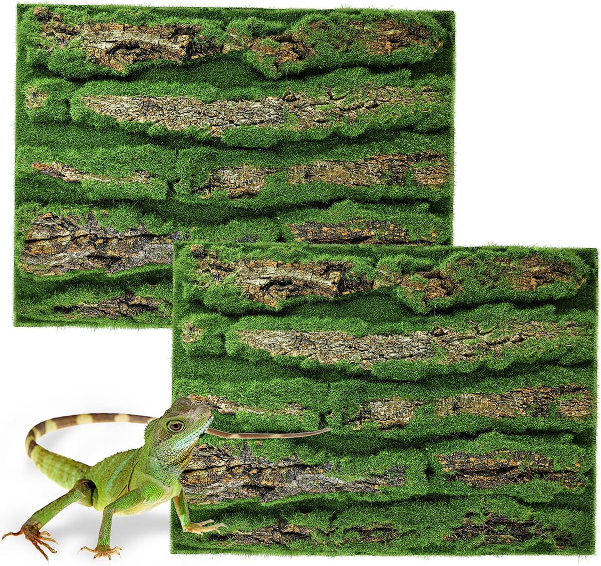 17.7x11.8in Rock Terrarium Background,3D Reptile Tank Background Board,Amphibian Stereo Backdrop Wall,Lizard Snake Gecko Spider Turtle Fish pet silo Background Decorative Panel(Grey) - Image 10