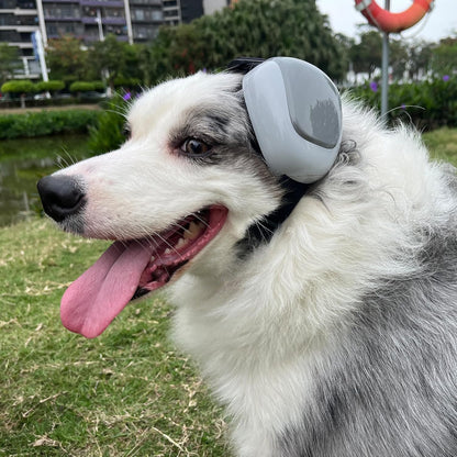 Deryep Dog Earmuffs adjustable strap mechanism
