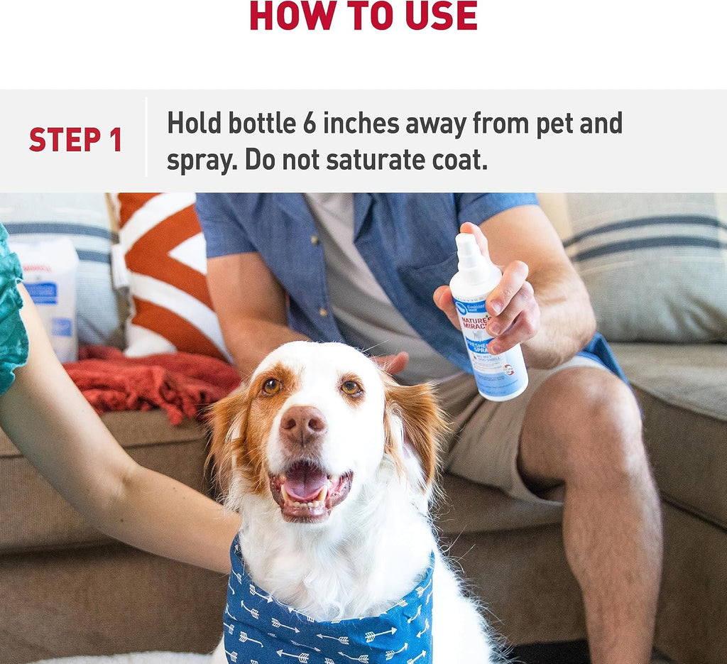 Close up of Nature's Miracle pet spray nozzle