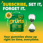 Gruns Adult Greens Gummies & Daily Multivitamin, Prebiotic Fiber, 28 ct - Image 2