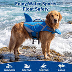 Durable pet life jacket with heavy duty leash D ring attachment