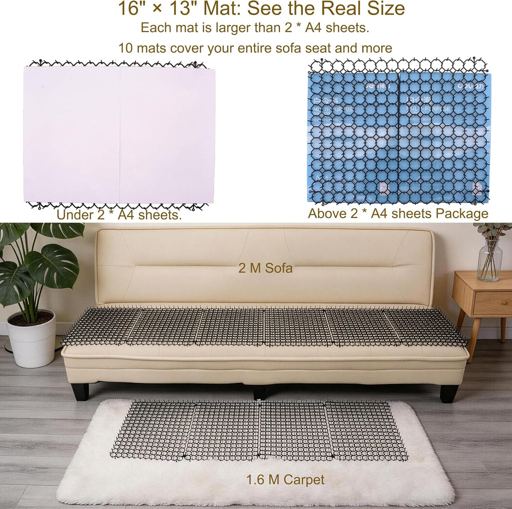 Waterproof material demonstration of Vtedu cat deterrent mat
